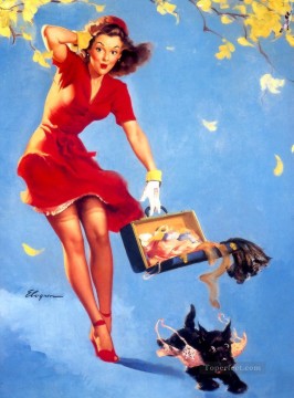Pin up Painting - Gil Elvgren pin up 27